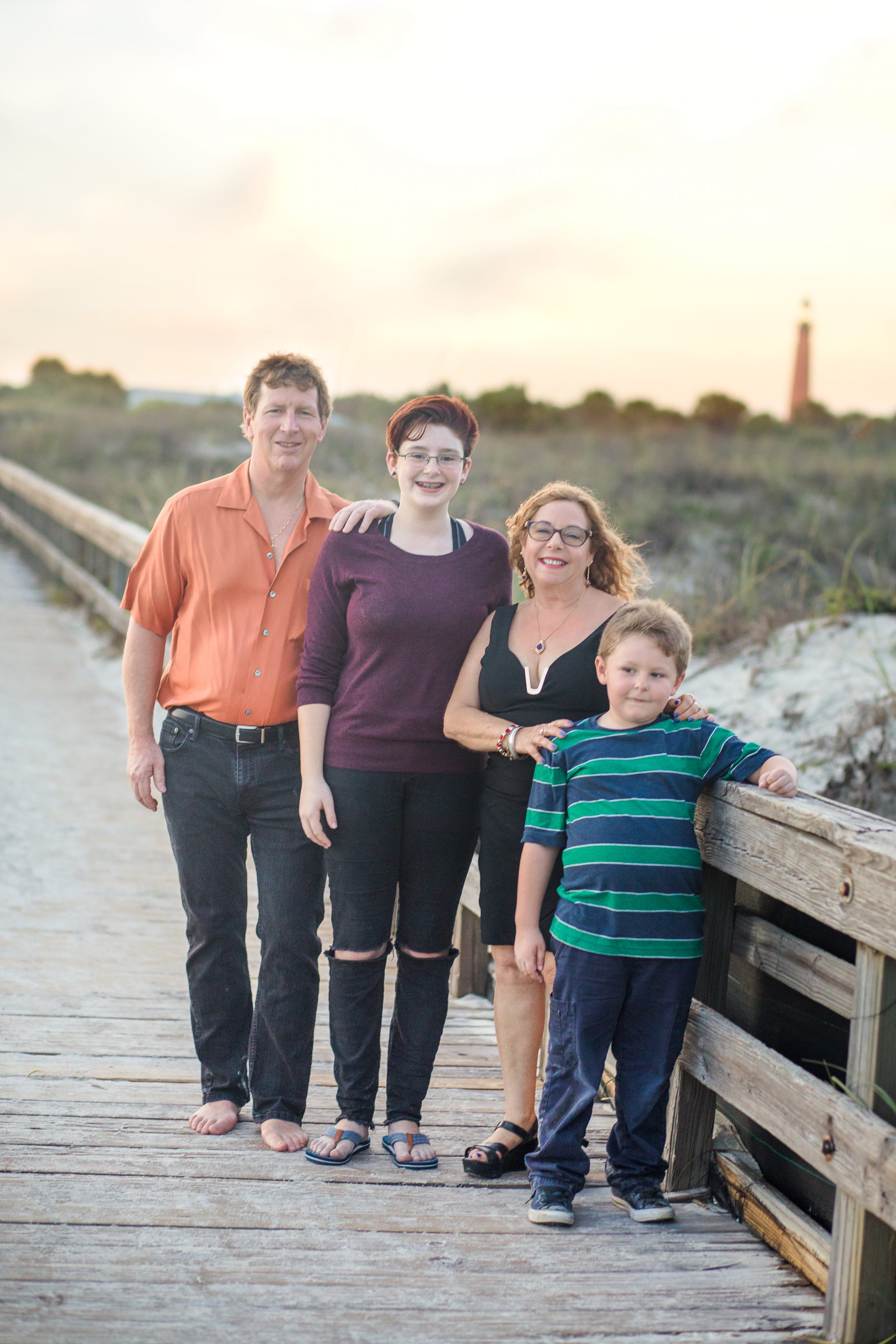 Daytona Beach Photographer session at Light house point park