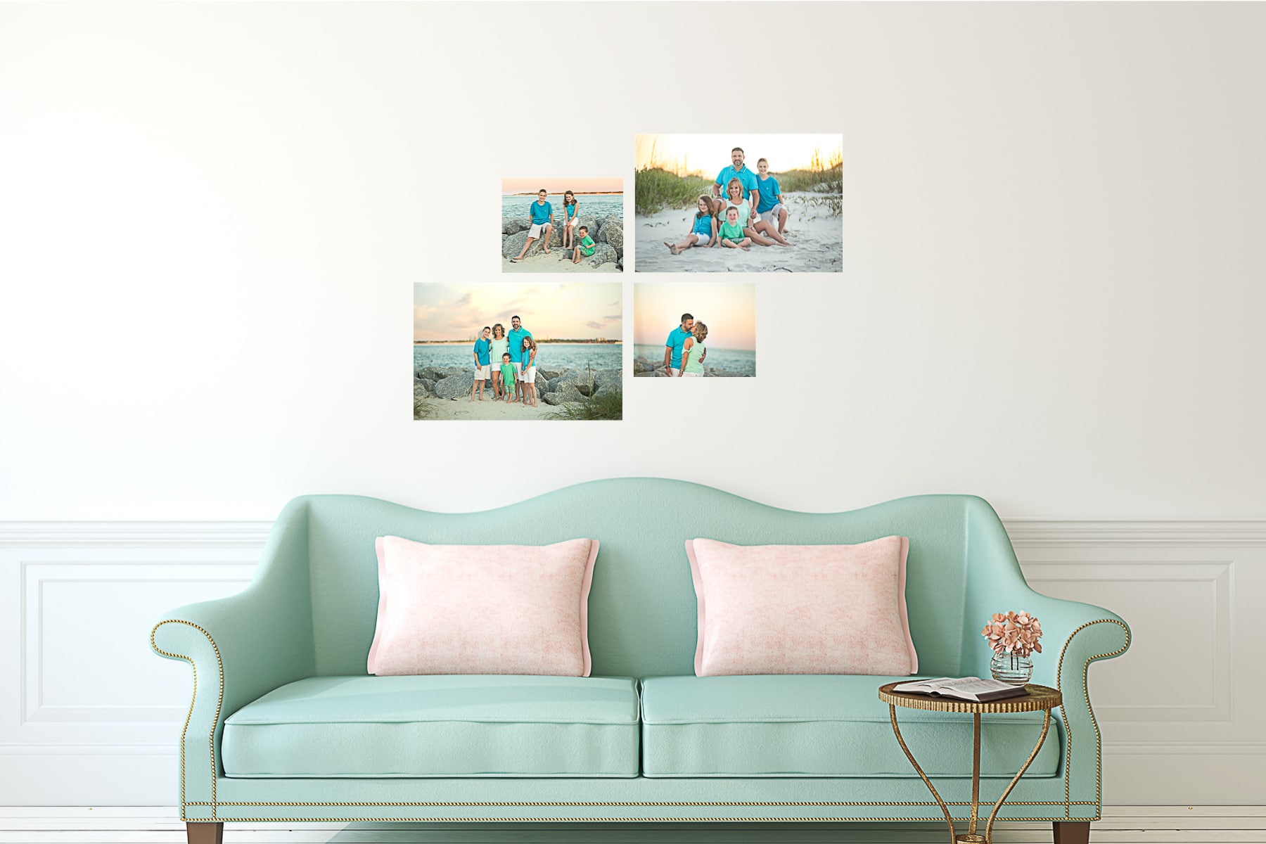 full service photographer, canvas cluster, gallery wrapped canvas, photography daytona beach, palm coast photographer, ponce inlet photography