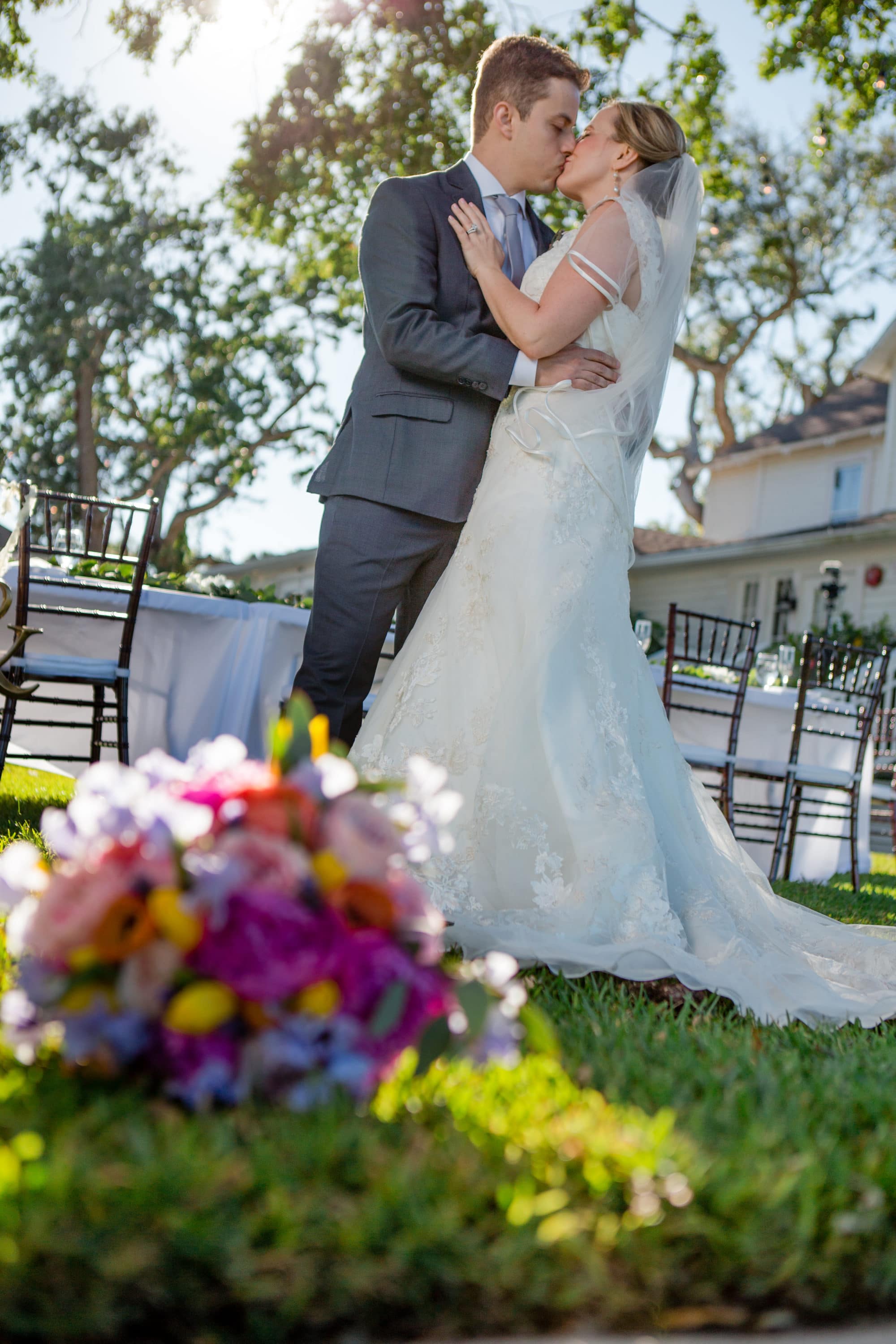 Wedding photography in new Smyrna Beach on riverside drive