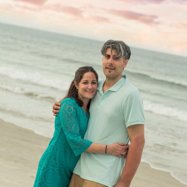 couple beach photo, daytona photographer, orlando beach photographer, vero beach photographer, photography in new smyrna, family photos in daytona beach