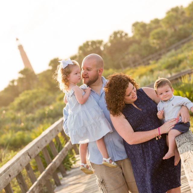 ormond beach photographer, daytona beach photographer, palm coast photographer, deland photographer, professional photography services, sunset beach photos, lighthouse point park, lighthouse photos, beach family photos