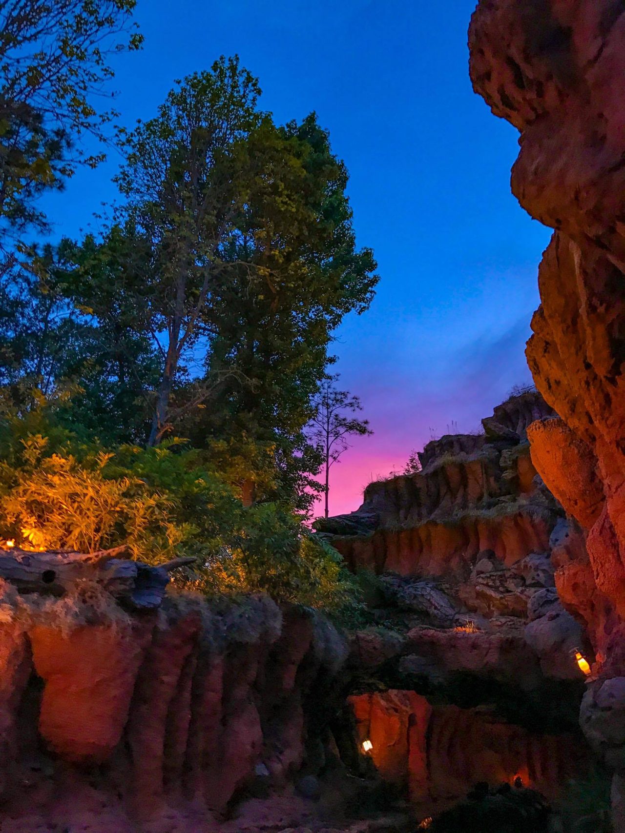 Disney world's splash mountain in Orlando, Florida