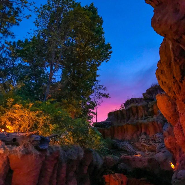 Disney world's splash mountain in Orlando, Florida