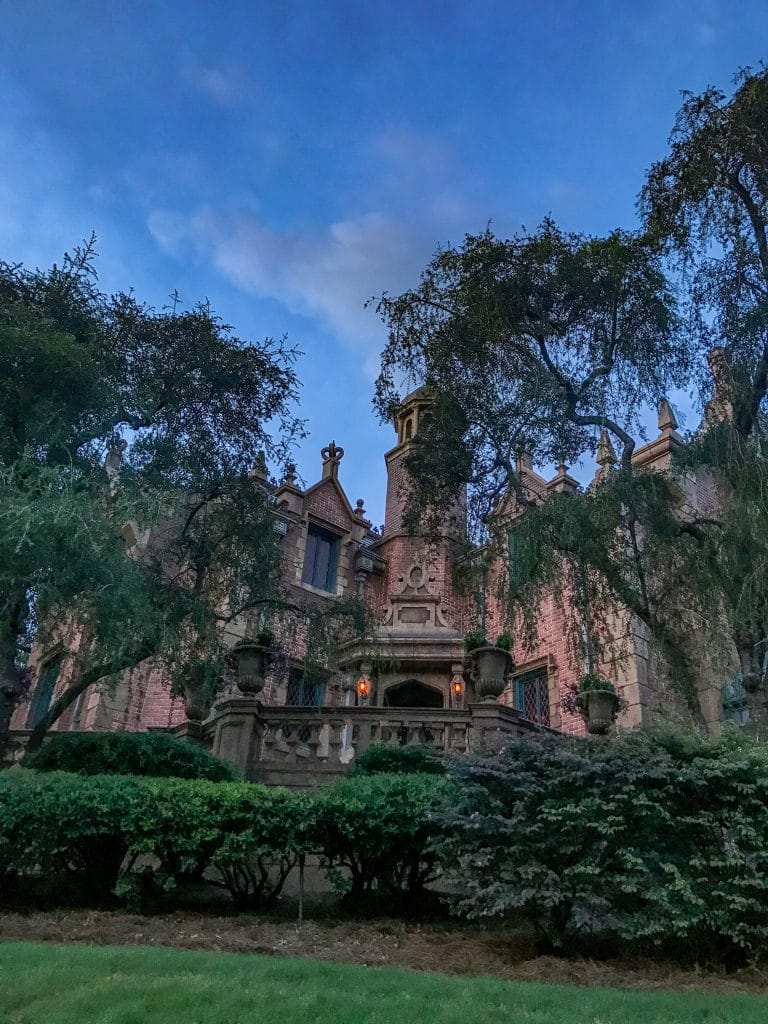 The Haunted Mansion ride at magic kingdom at Disney world in Orlando, Florida