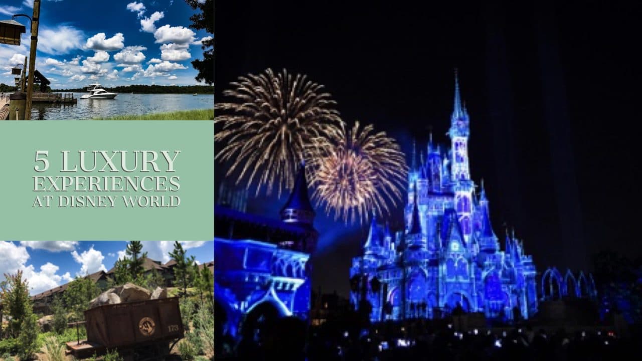 Blog header for luxury experiences at Disney