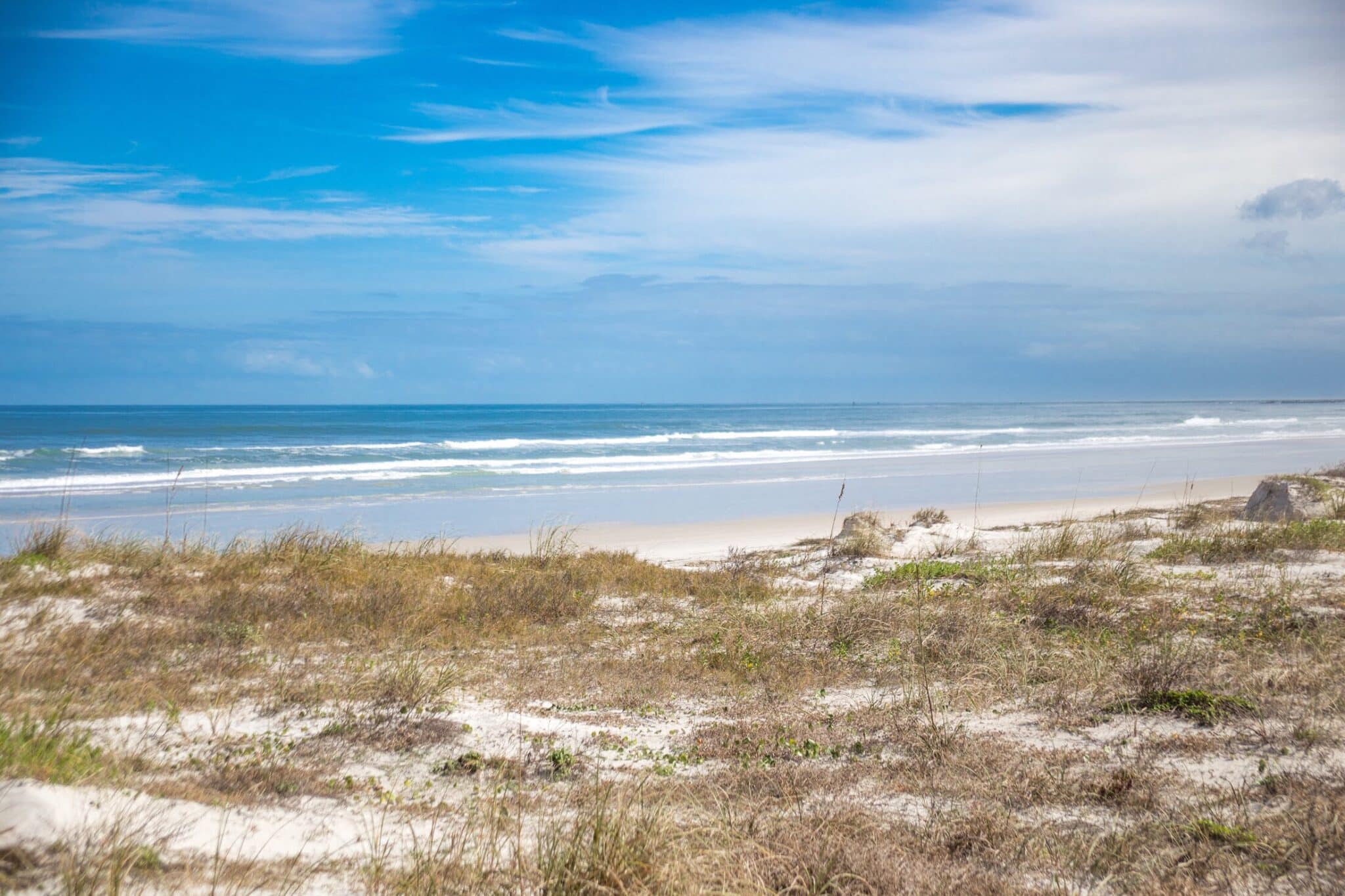 Ponce inlet beach in Florida