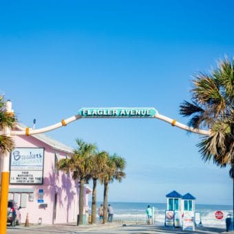 Flagler avenue vehical access ramp in New Smyrna Beach. FL that is taken by Hinson Photography