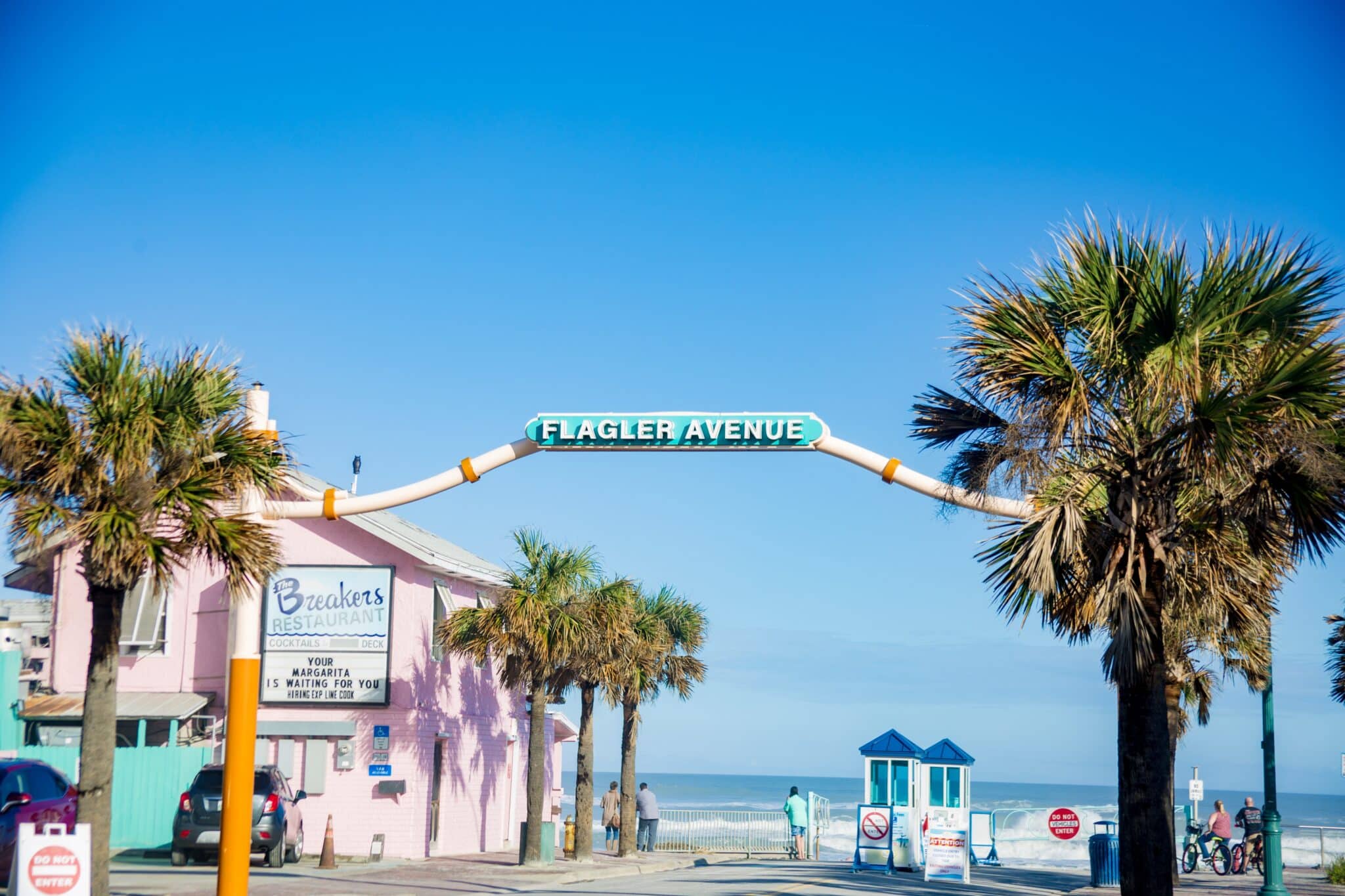 Flagler avenue vehical access ramp in New Smyrna Beach. FL that is taken by Hinson Photography