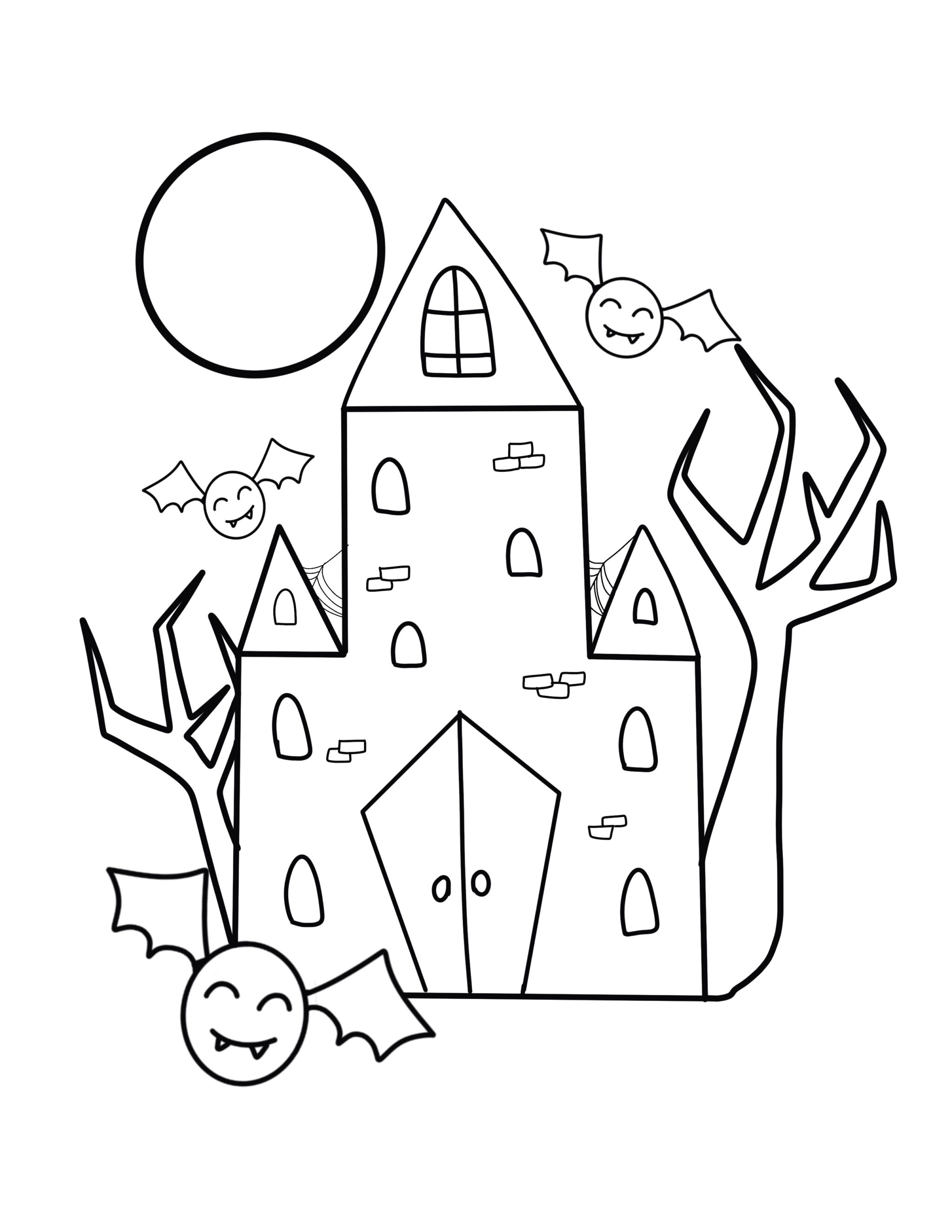 Happy Halloween | Free Halloween Coloring Page - Daytona Beach