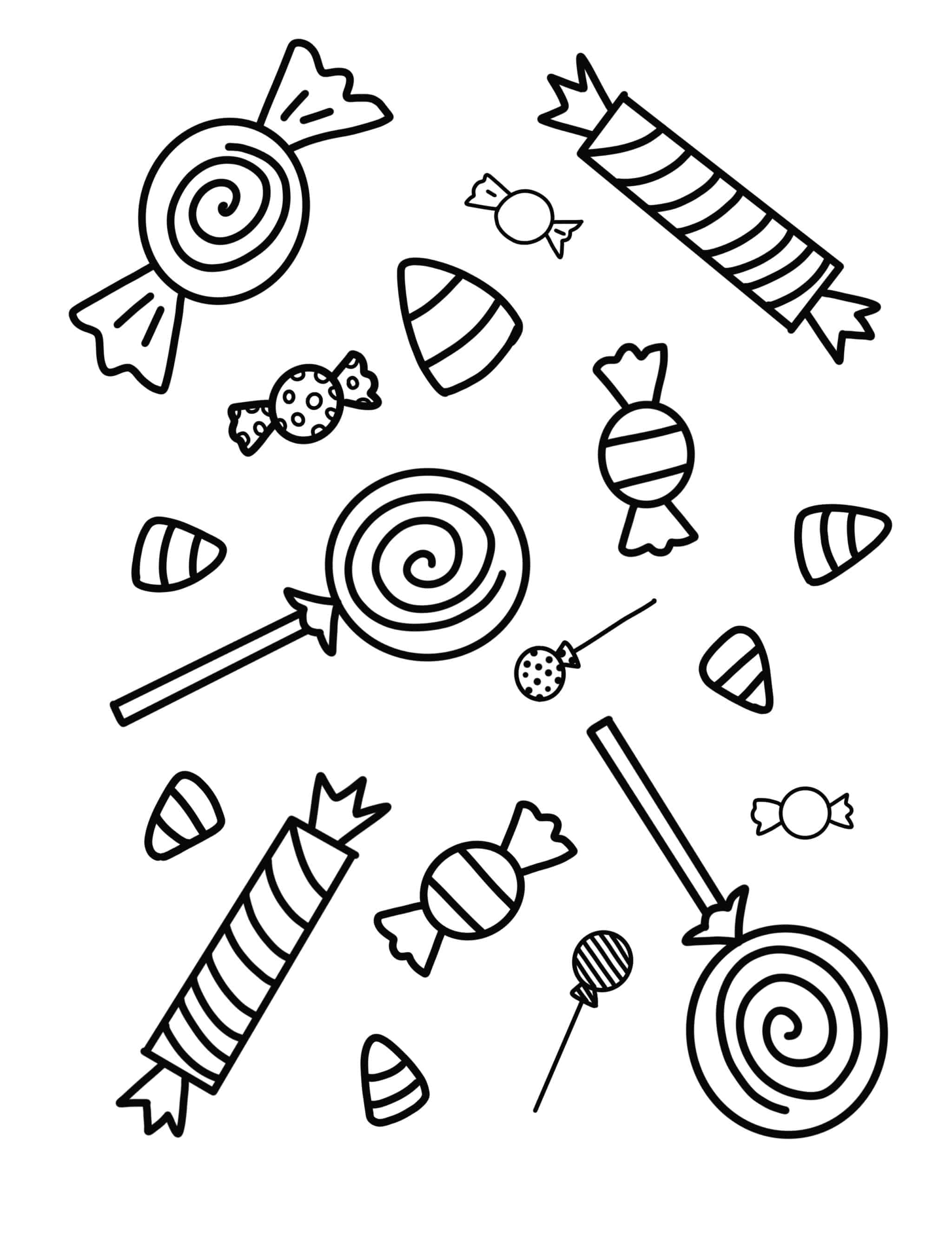 kids halloween free printable coloring page