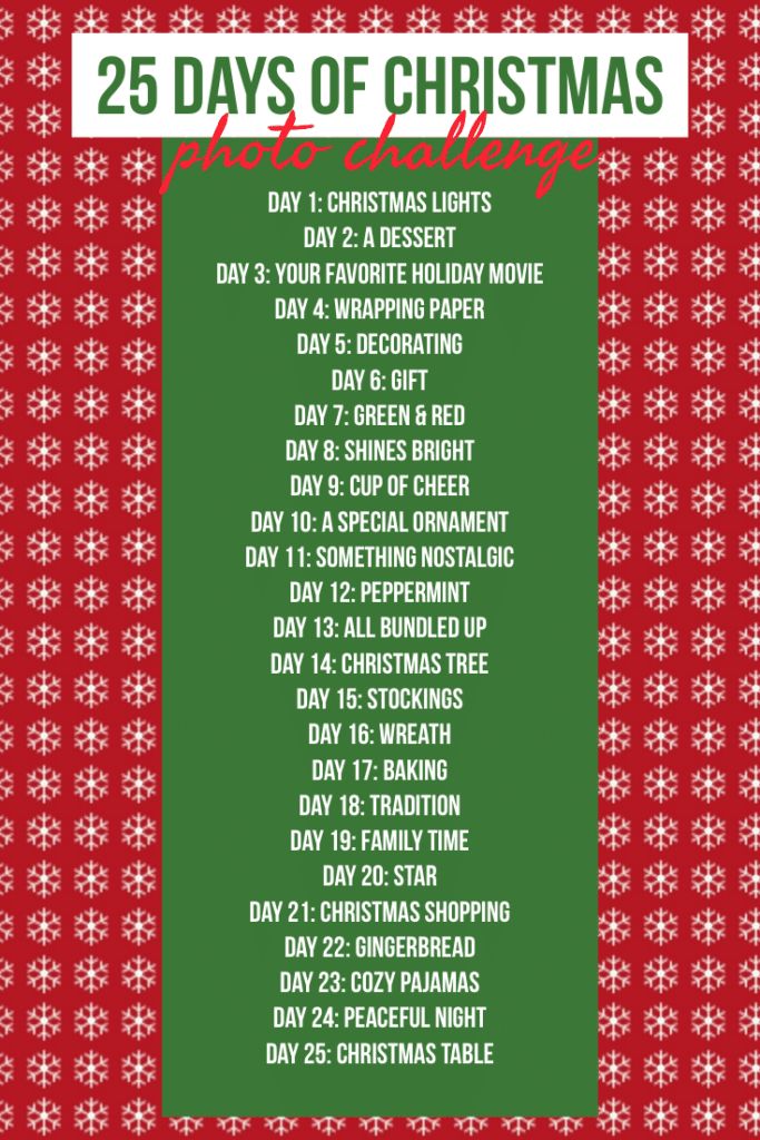 Christmas photo challenge