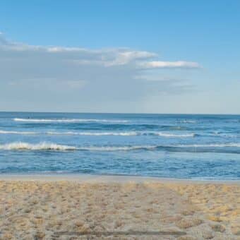 Bethune beach in New Smyrna Beach Florida