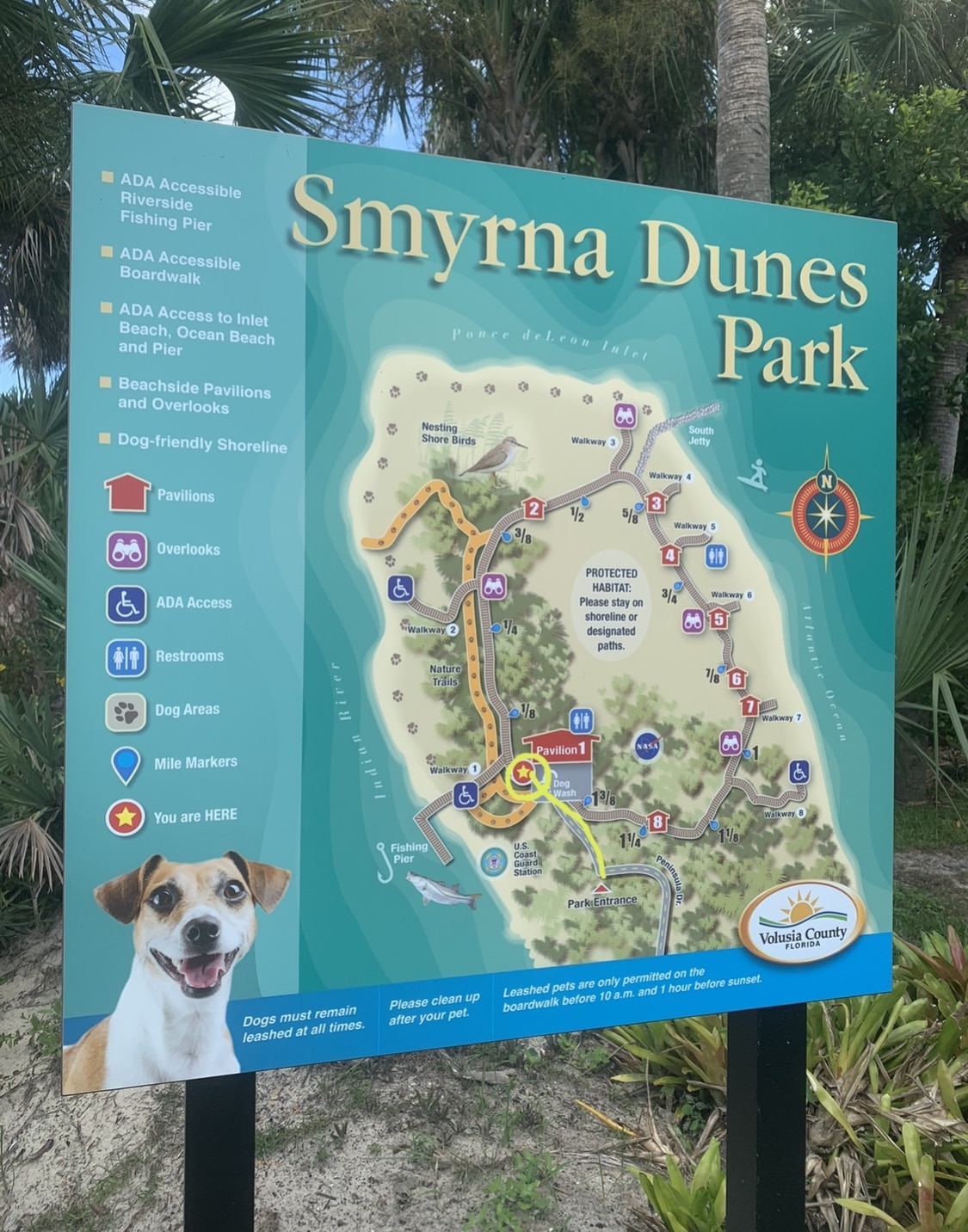 map of smyrna dunes park