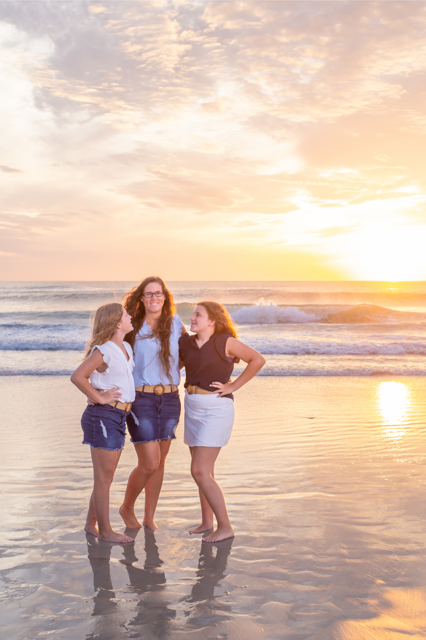 Sunrise Family Photography Session in Worth Avenue, Palm Beach